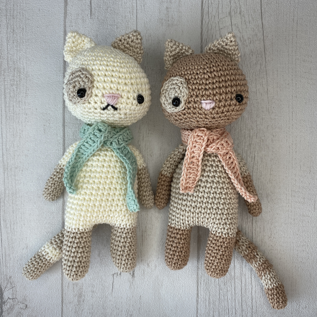 Amy Design Crochet - Le chat Hector,  Gründl Cotton Quick Uni